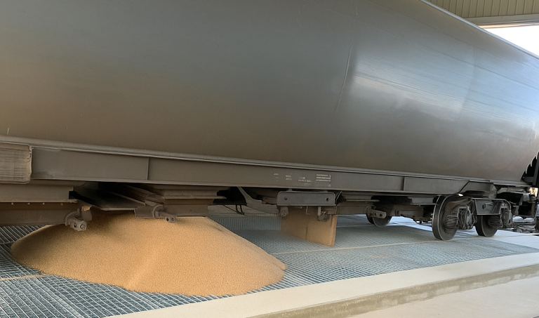 Annahmegosse von innen