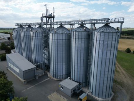 Siloanlage mit Annahme